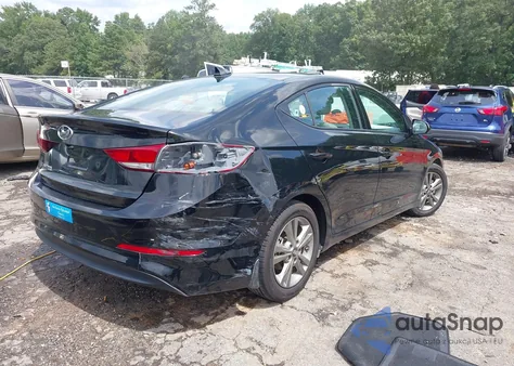 2018 Hyundai Elantra Value Edition z USA, uszkodzony, nr VIN 5NPD84LF6JH336337